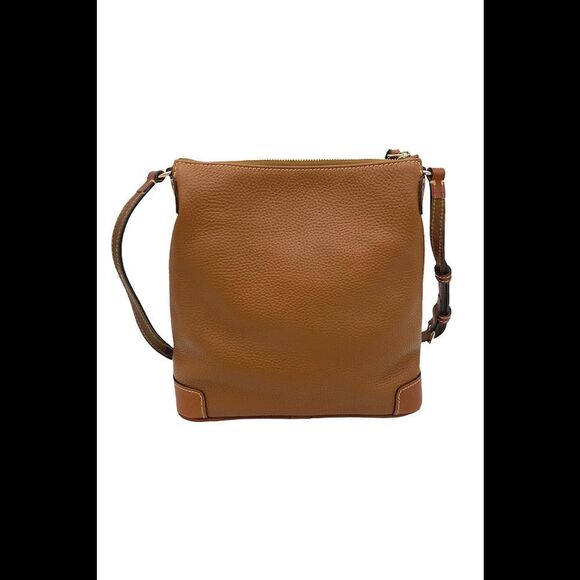 Dooney & Bourke Pebble Leather Crossbody Caramel - Picture 2 of 4